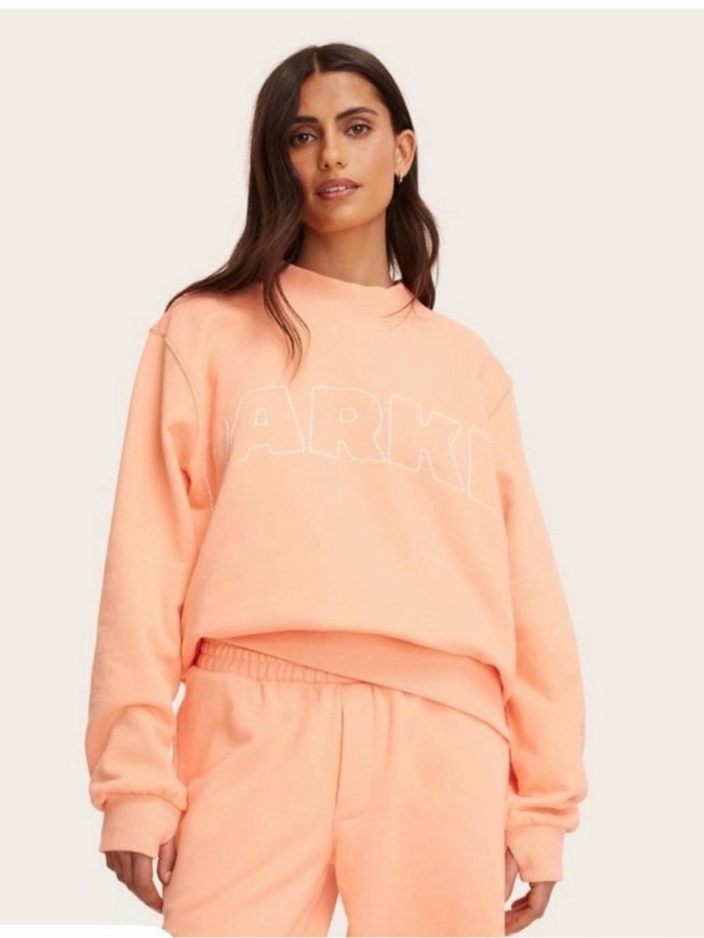 Parke X Target Orange Mockneck Sweatshirt and Jogging pants
